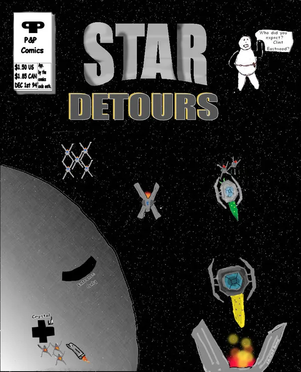 Star Detours comic cover, starring Jimmy
